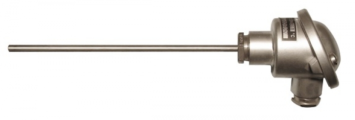 Type B - sheathed thermocouples with terminal head Form B